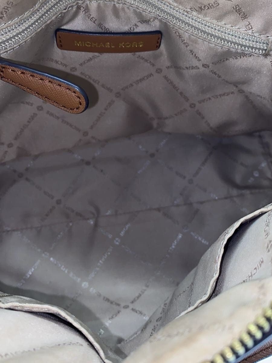 MICHAEL KORS Shoulder Bag Leather BRW All Over Pattern DI-2001 7