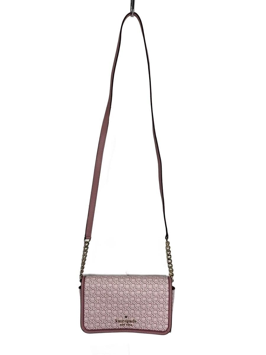 Kate Spade New York shoulder bag PVC PNK all-over pattern