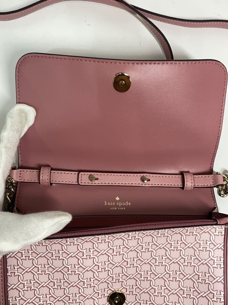 Kate Spade New York shoulder bag PVC PNK all-over pattern 6