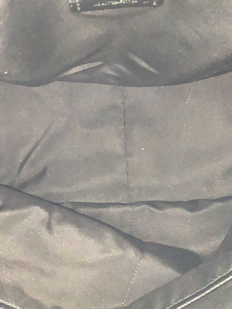 COACH Tote Bag Leather Black Solid Color 6