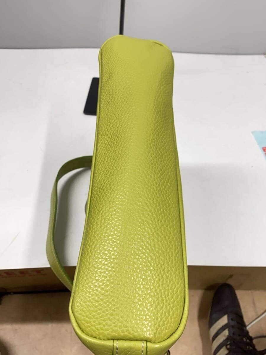 Tsuchiya Kaban Shoulder Bag Leather GRN 4