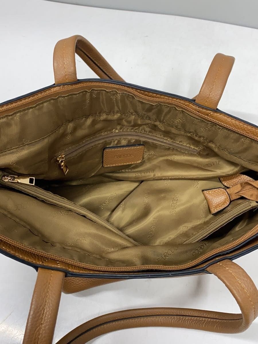 BARCOS Tote Bag Leather CML 6