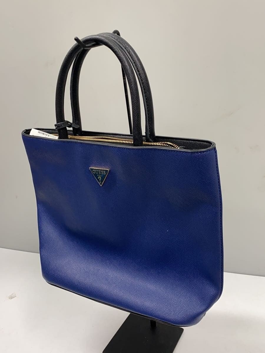 GUESS Handbag Leather BLU 2