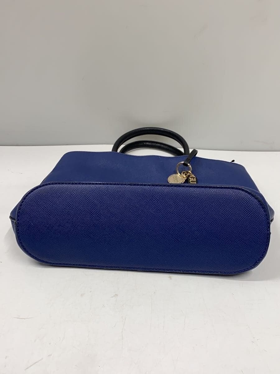 GUESS Handbag Leather BLU 4