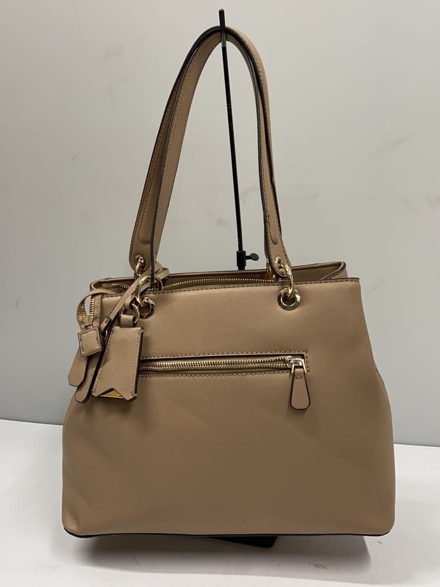 GUESS handbag PVC BEG plain jp669136 3