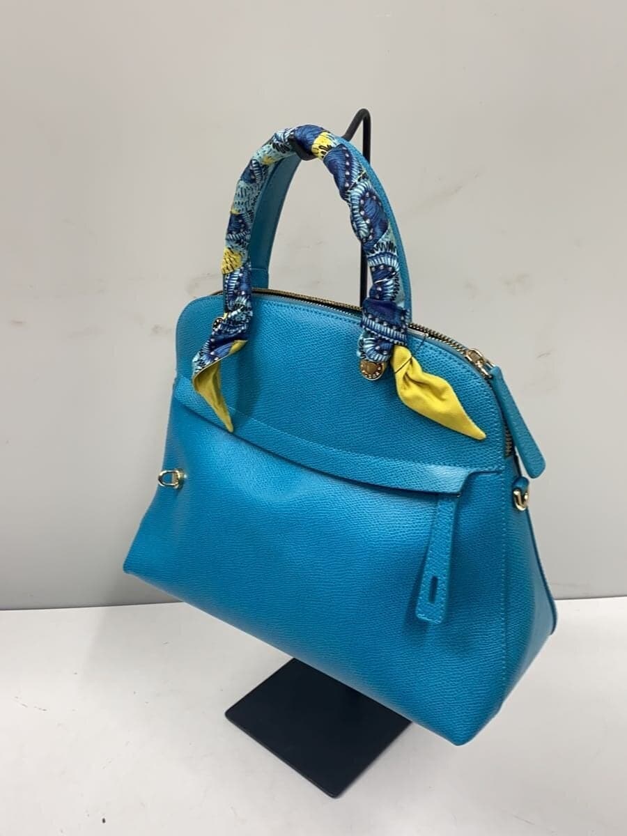 FURLA Bag Leather BLU Solid 2