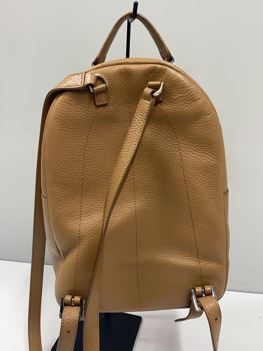 FURLA Backpack Leather BRW Solid Color 3