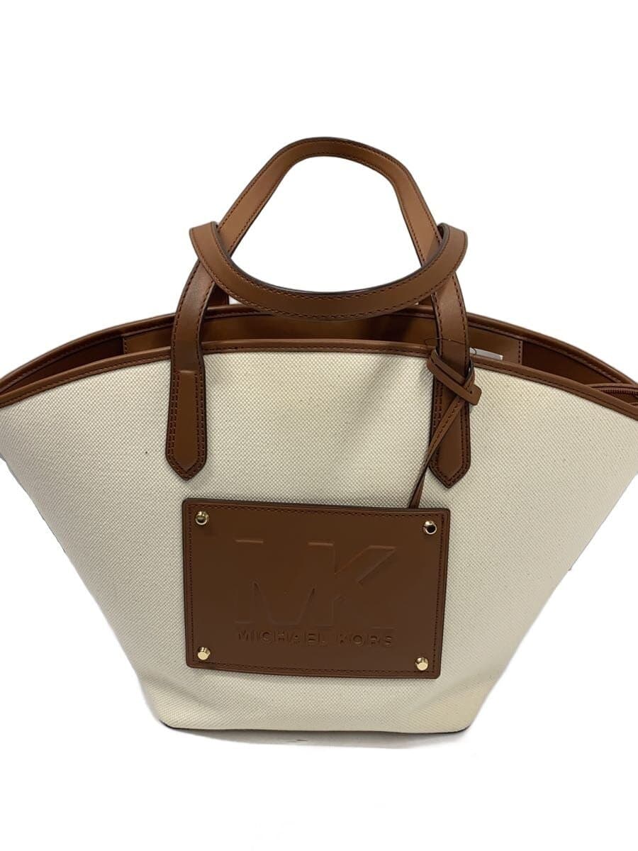 MICHAEL KORS Tote Bag Canvas IVO Solid Color 35s3g7kt3c