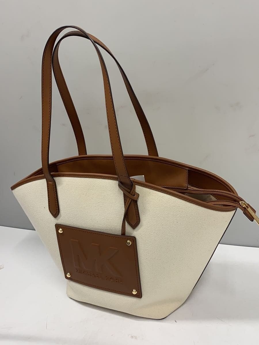 MICHAEL KORS Tote Bag Canvas IVO Solid Color 35s3g7kt3c 2