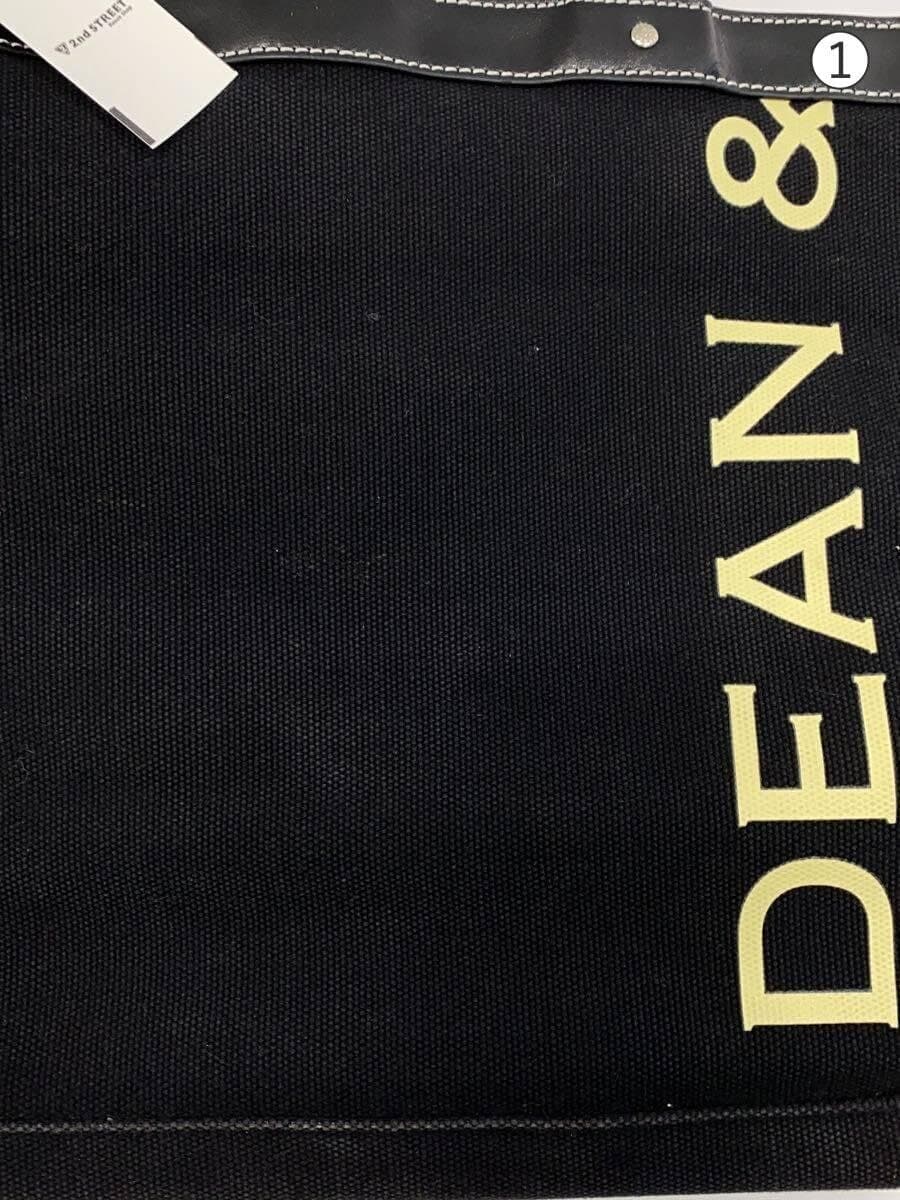 DEAN＆DELUCA Bag Canvas BLK Print 6