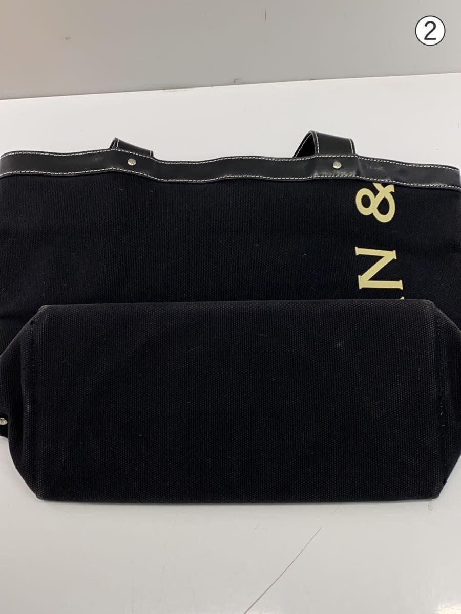 DEAN＆DELUCA Bag Canvas BLK Print 7