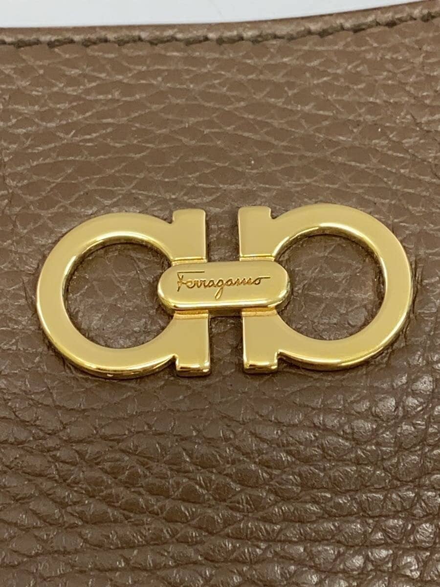 Salvatore Ferragamo Gancini Handbag Leather BRW GU-21D764 5