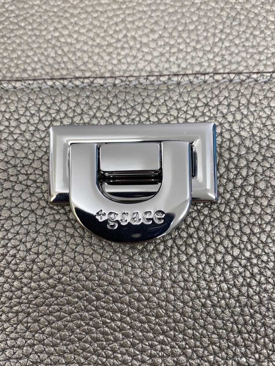 Other Brand +grace Natural Shrunken Twist Metal Tote Bag Leather SLV Solid 5