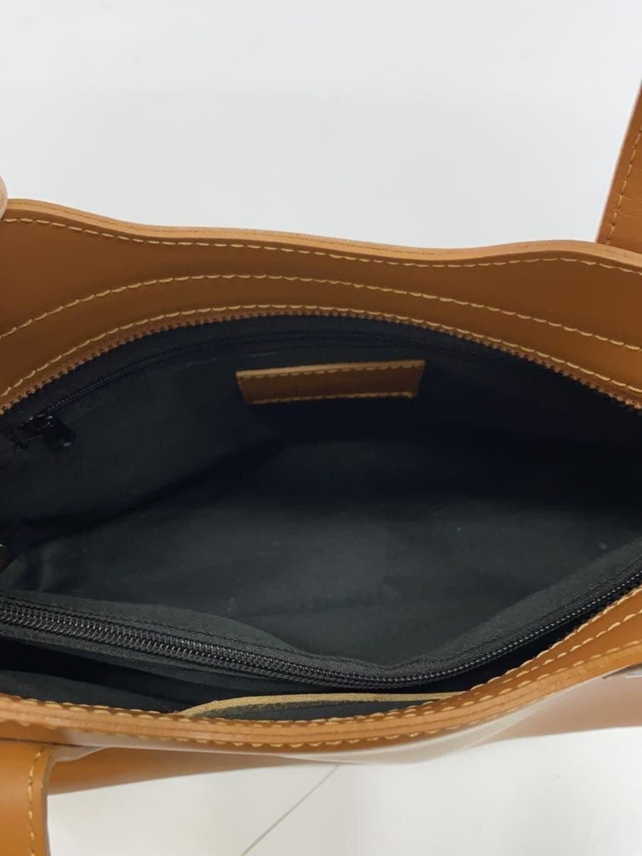 Other Brand MAURO FABIANI 2-Way Fur Charm Shoulder Bag Leather CML Solid 6