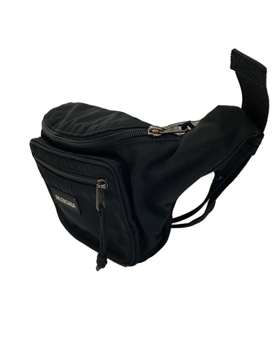 BALENCIAGA Explorer Waist Bag Nylon BLK Solid 482389 2