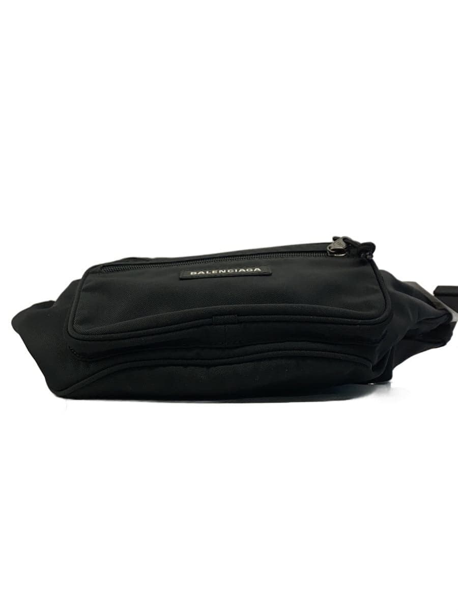 BALENCIAGA Explorer Waist Bag Nylon BLK Solid 482389 4