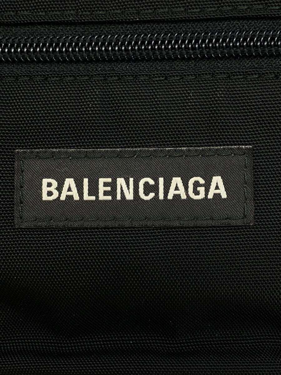 BALENCIAGA Explorer Waist Bag Nylon BLK Solid 482389 5