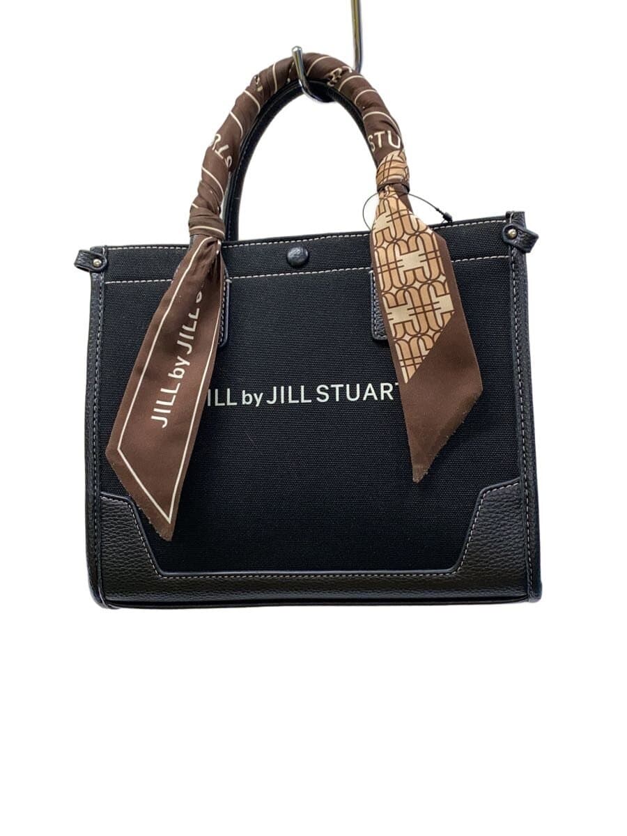 JILL by JILLSTUART Link J Scarf Tote Small Canvas BLK 125-4283102