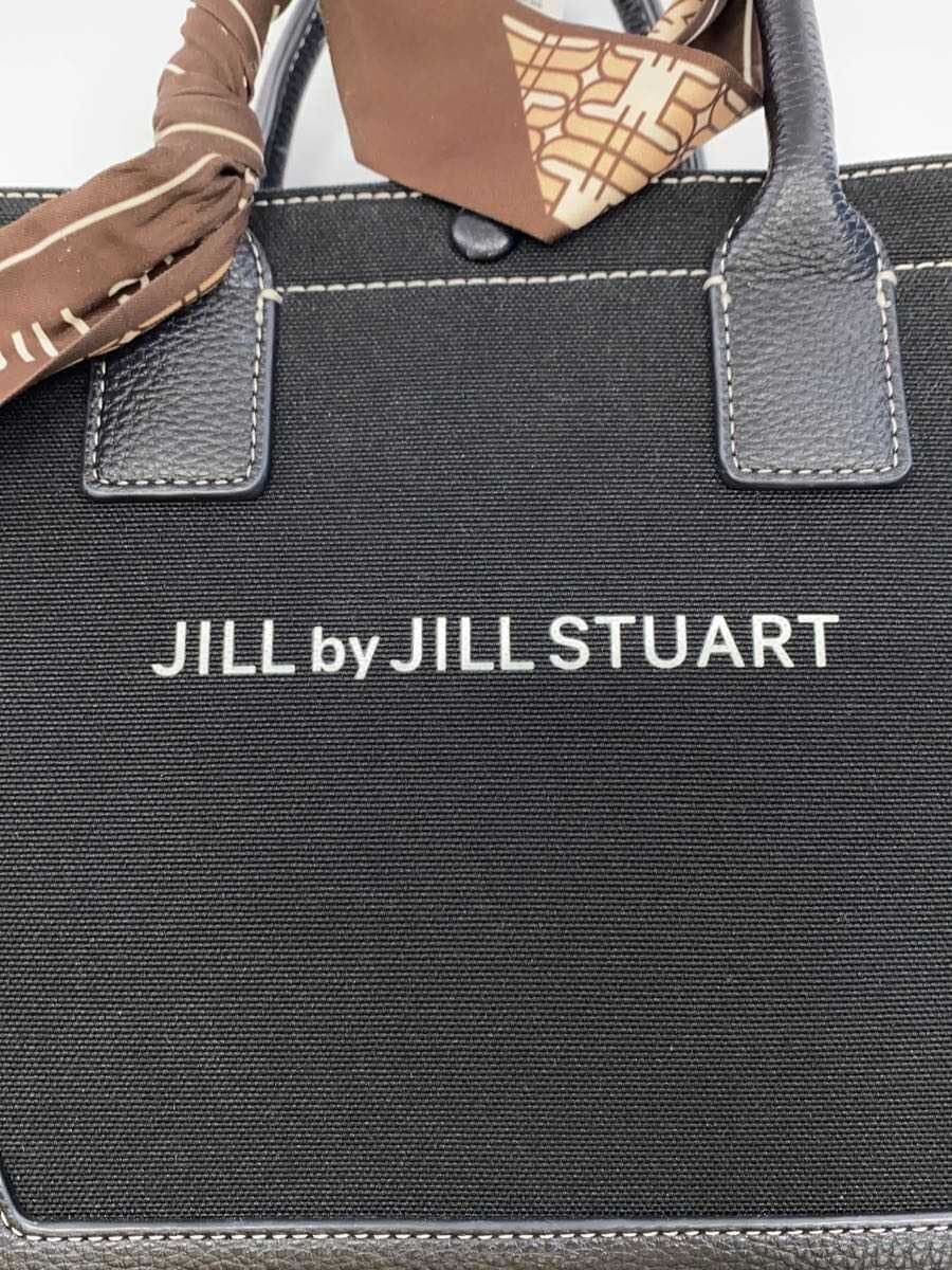 JILL by JILLSTUART Link J Scarf Tote Small Canvas BLK 125-4283102 5