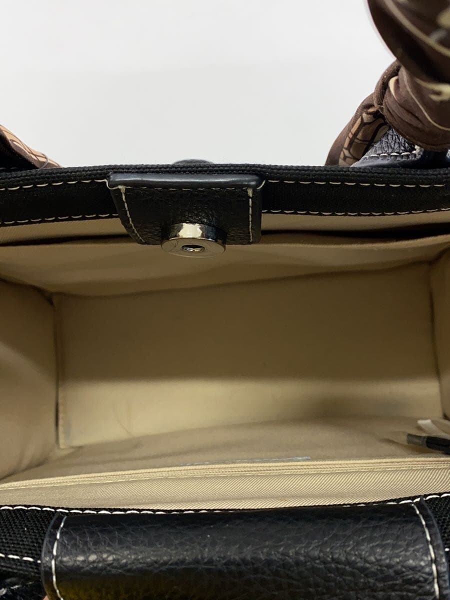 JILL by JILLSTUART Link J Scarf Tote Small Canvas BLK 125-4283102 6