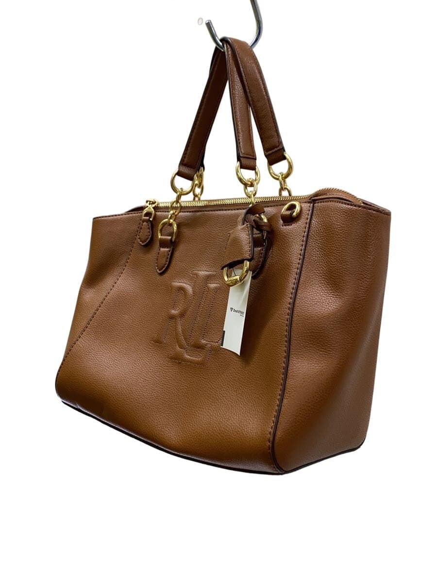 LAUREN RALPH LAUREN2-Way Tote Bag Leather BRW Solid 2