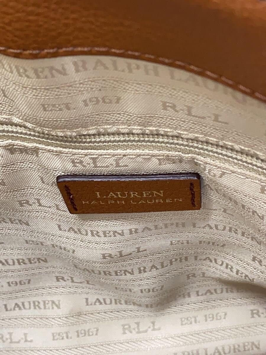 LAUREN RALPH LAUREN2-Way Tote Bag Leather BRW Solid 5