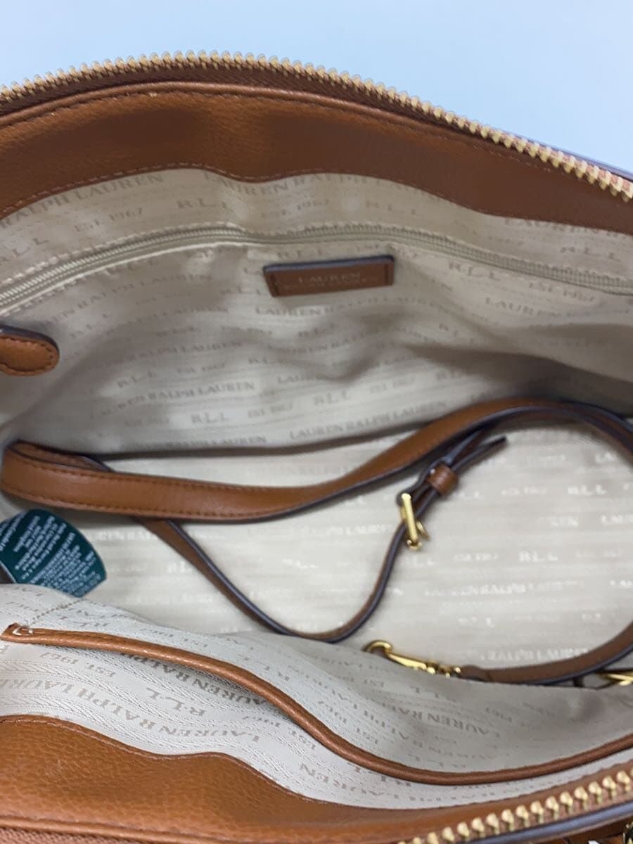 LAUREN RALPH LAUREN2-Way Tote Bag Leather BRW Solid 6