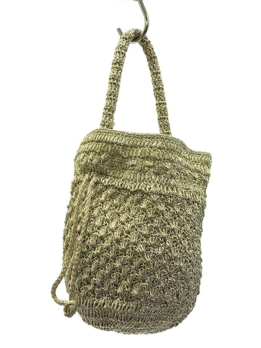 TOMORROWLAND Tote Bag Metallic Lurex SLV Solid 3