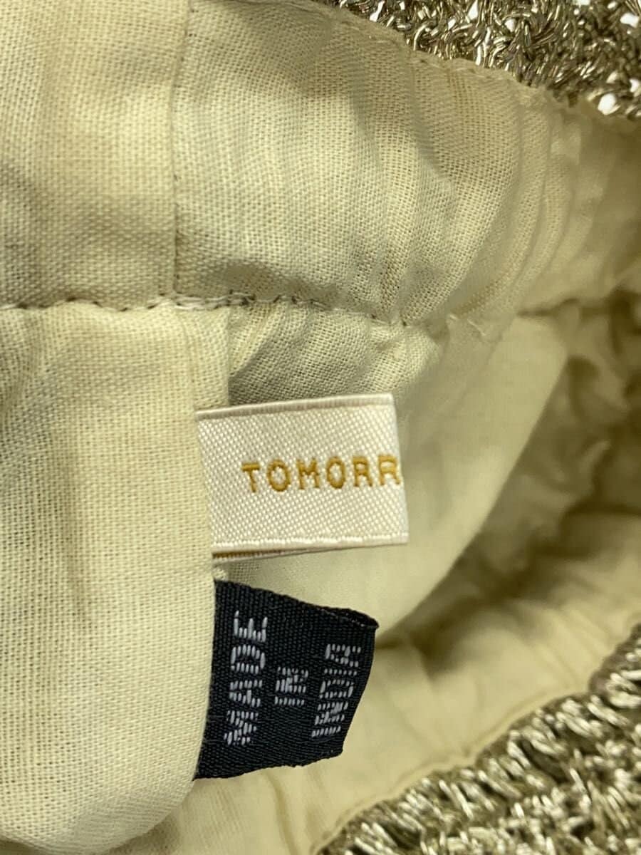 TOMORROWLAND Tote Bag Metallic Lurex SLV Solid 5