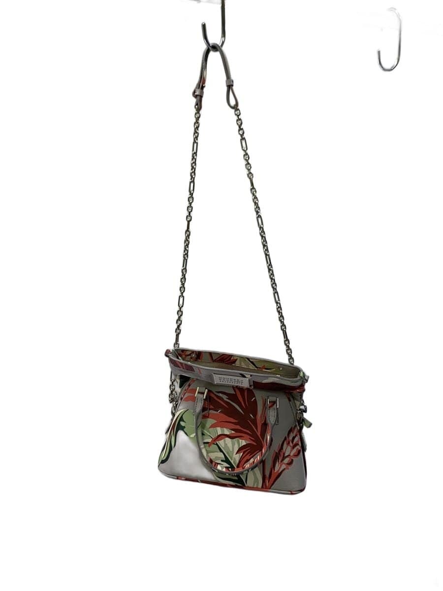 Maison Margiela5AC Micro Shoulder Bag Leather GRY Floral S35WG0227