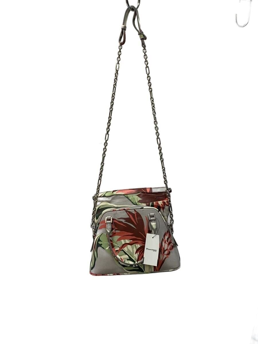 Maison Margiela5AC Micro Shoulder Bag Leather GRY Floral S35WG0227 3