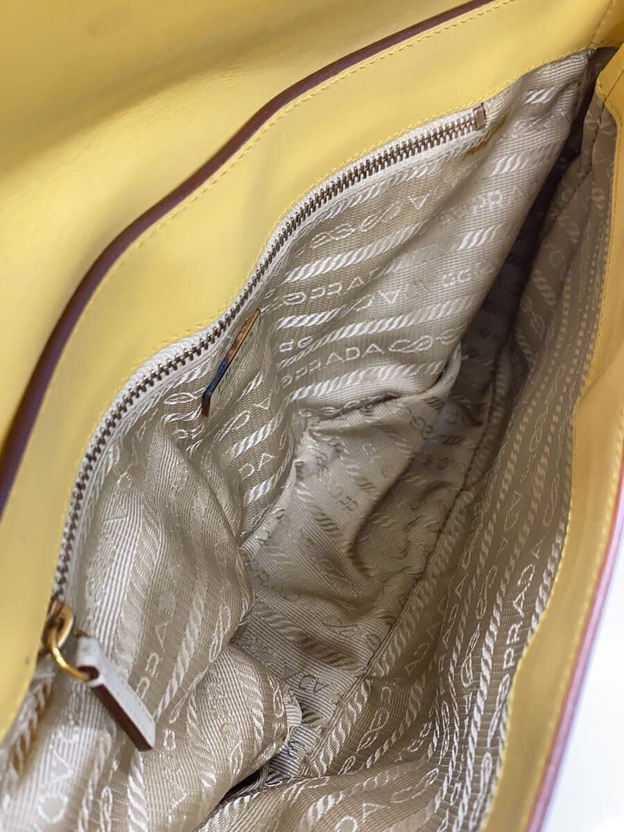 PRADAVITELLO GYM Handbag Leather YLW 6