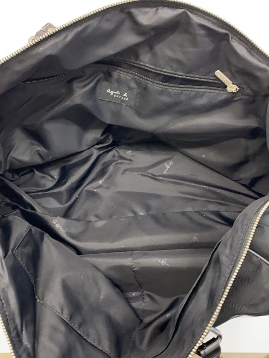 agnes b VOYAGE Boston Bag Nylon BLK 6