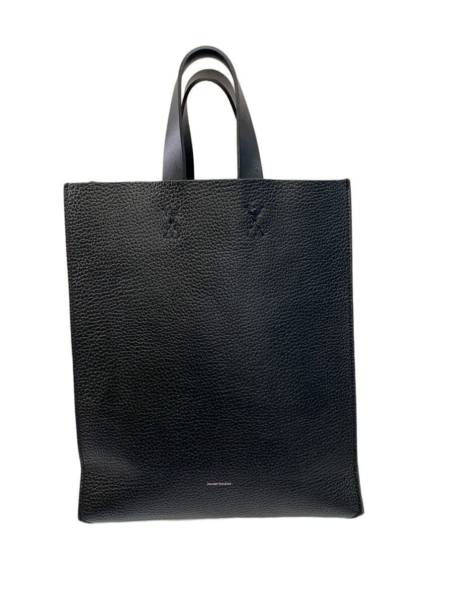 Hender Schemepaper bag big Tote Bag Leather BLK Solid 3