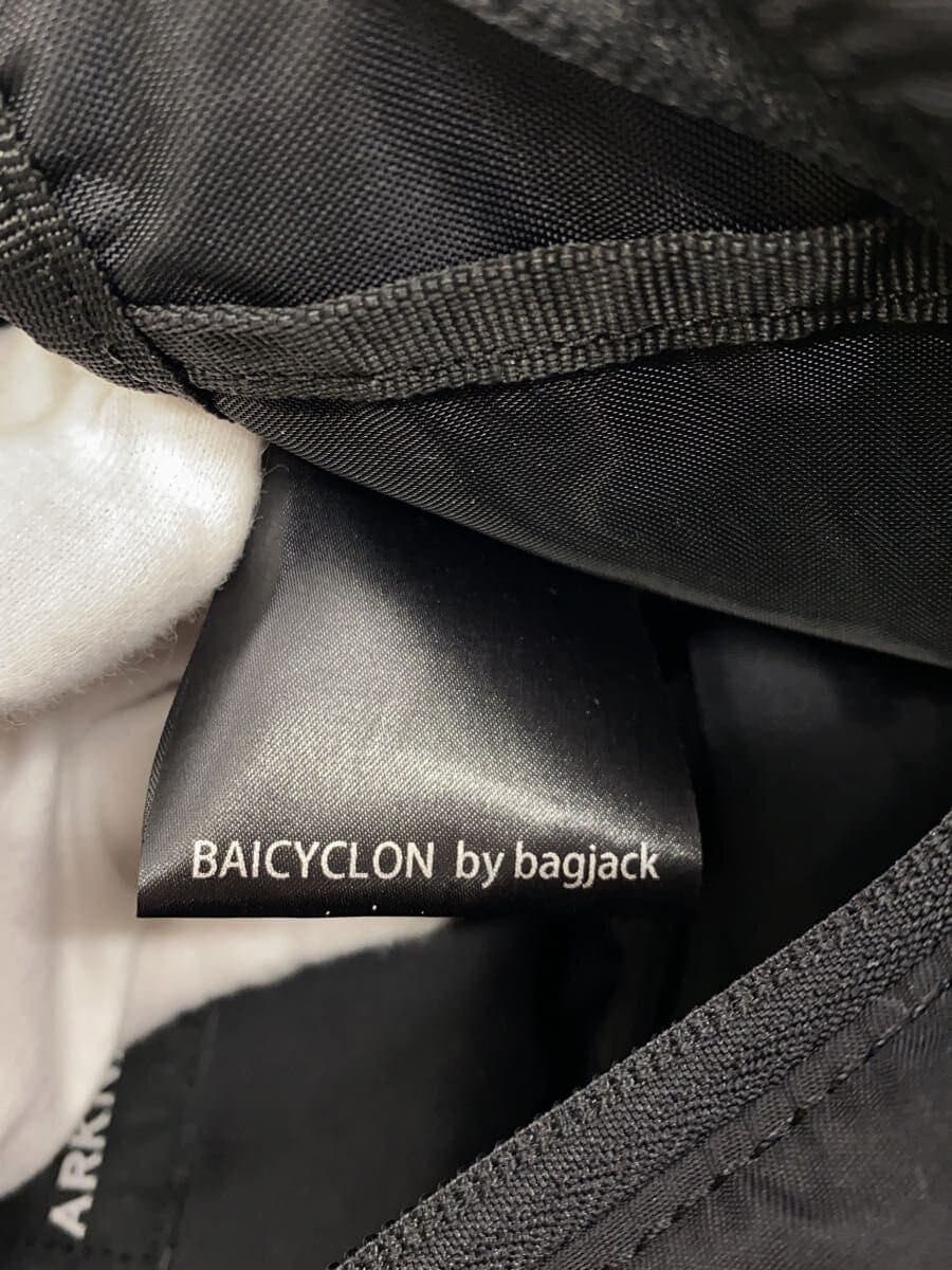 BAICYCLON by BAGJACK × ARKNETS Shoulder Bag Nylon BLK Plain 5
