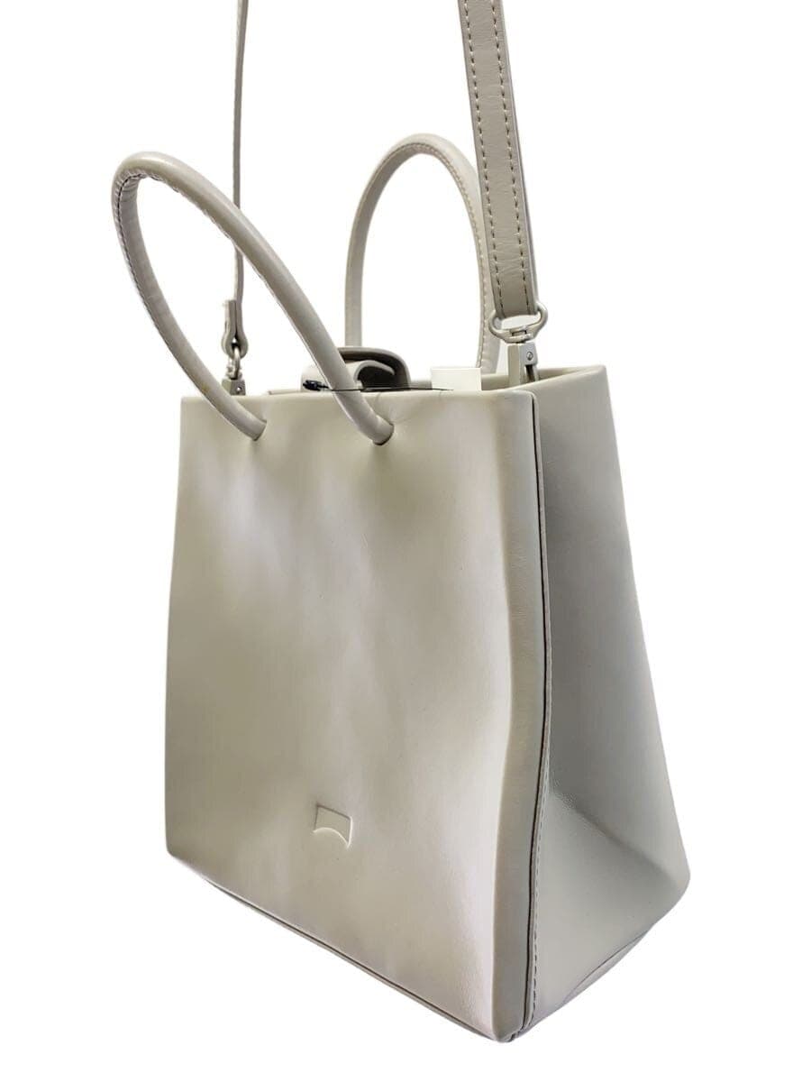 Camper shoulder bag leather GRY plain 52632-31 2