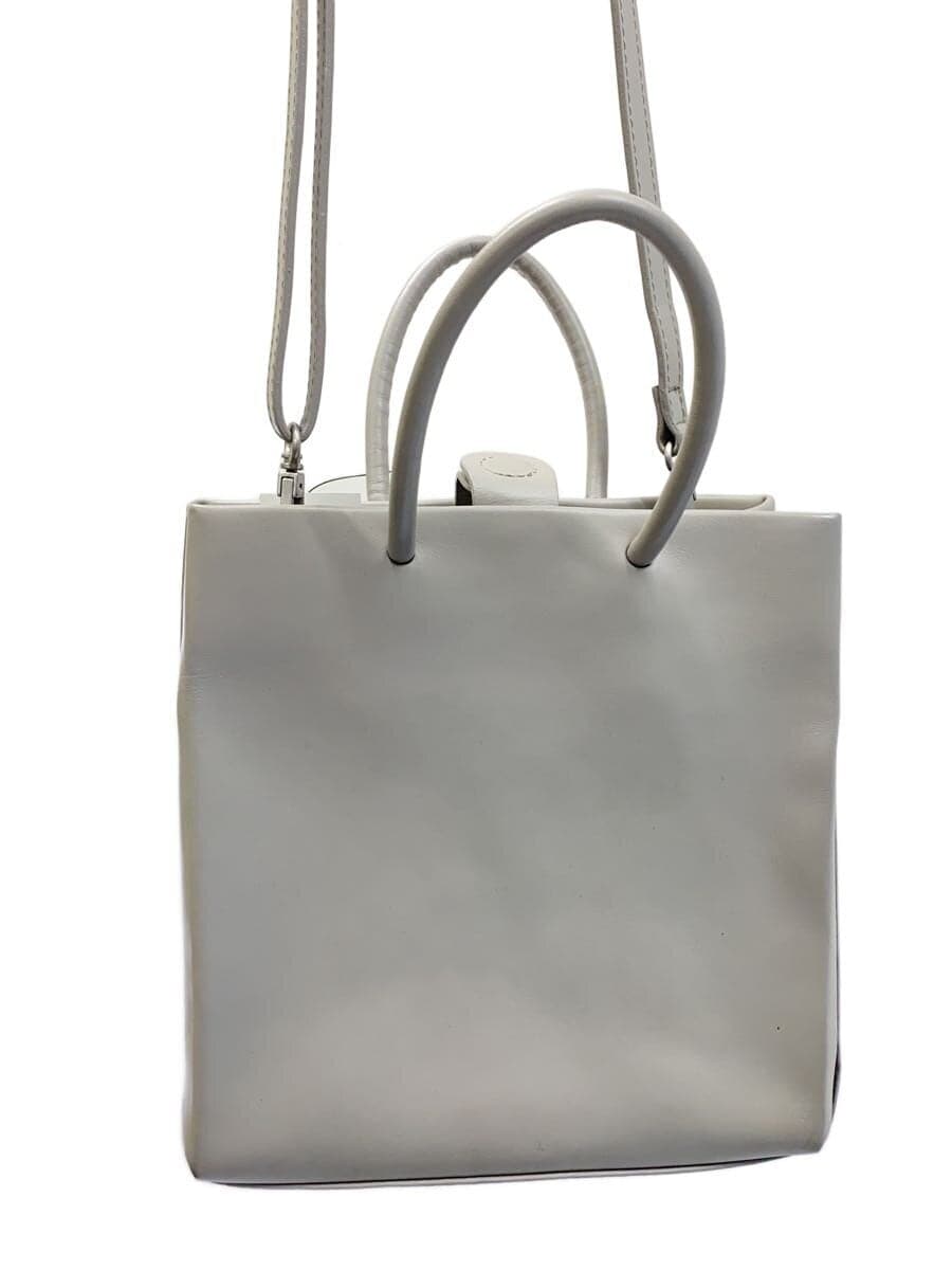 Camper shoulder bag leather GRY plain 52632-31 3