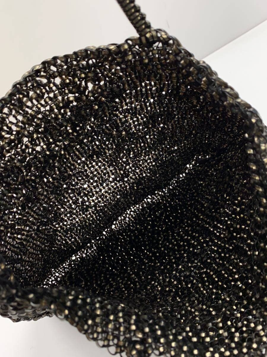 ANTEPRIMA Fiore Wire Bag PVC BLK Solid Color 6