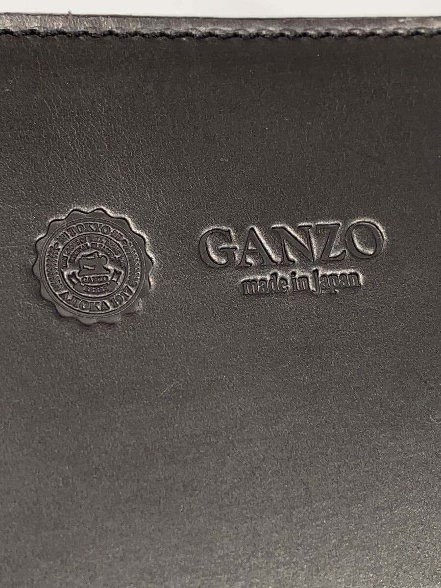 GANZO Bridle Leather Bag Leather BLK Plain 5