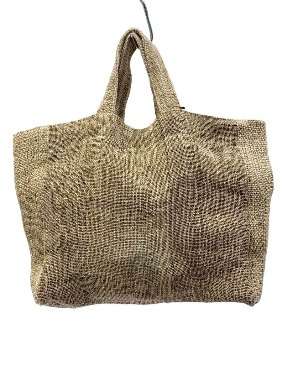 Nakagawa Masashichi Shoten Handwoven Linen Thick Yarn Bag Linen BRW Solid Color