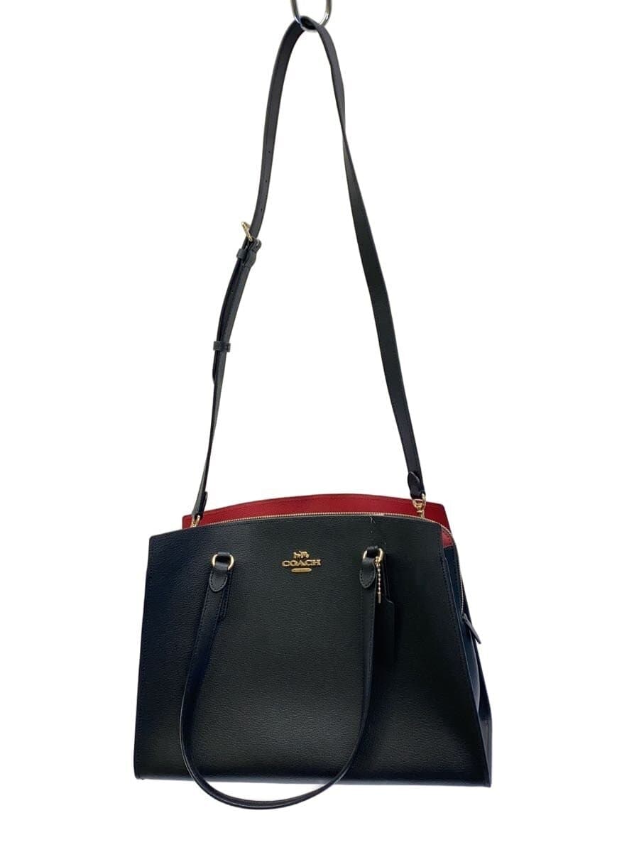 COACH Tatum Carryall Leather BLK Solid C4078