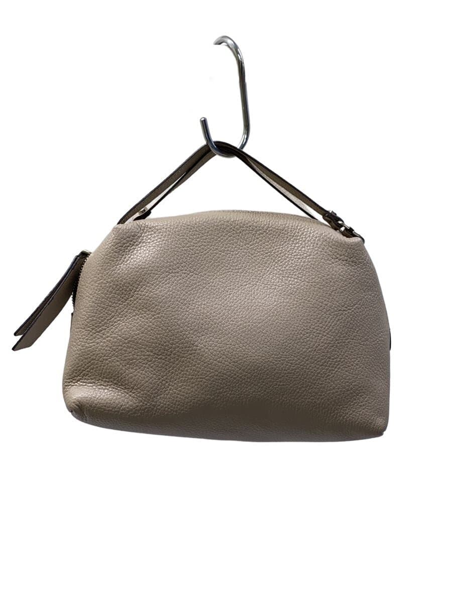GIANNI CHIARINI ALIFA 2WAY bag leather BEG plain 3