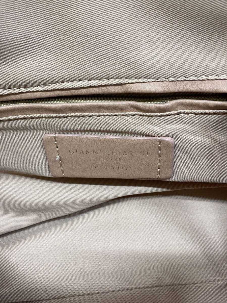 GIANNI CHIARINI ALIFA 2WAY bag leather BEG plain 5
