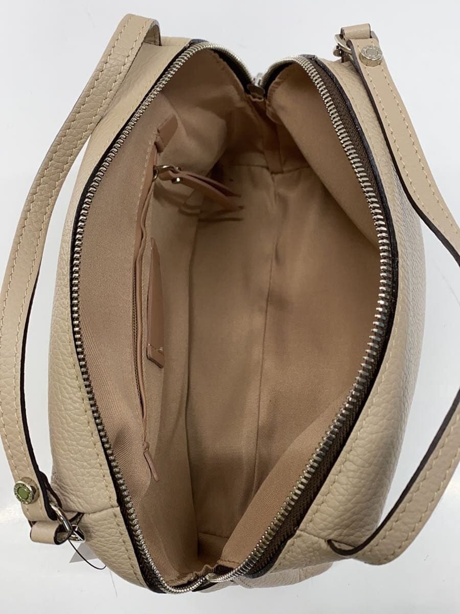 GIANNI CHIARINI ALIFA 2WAY bag leather BEG plain 6