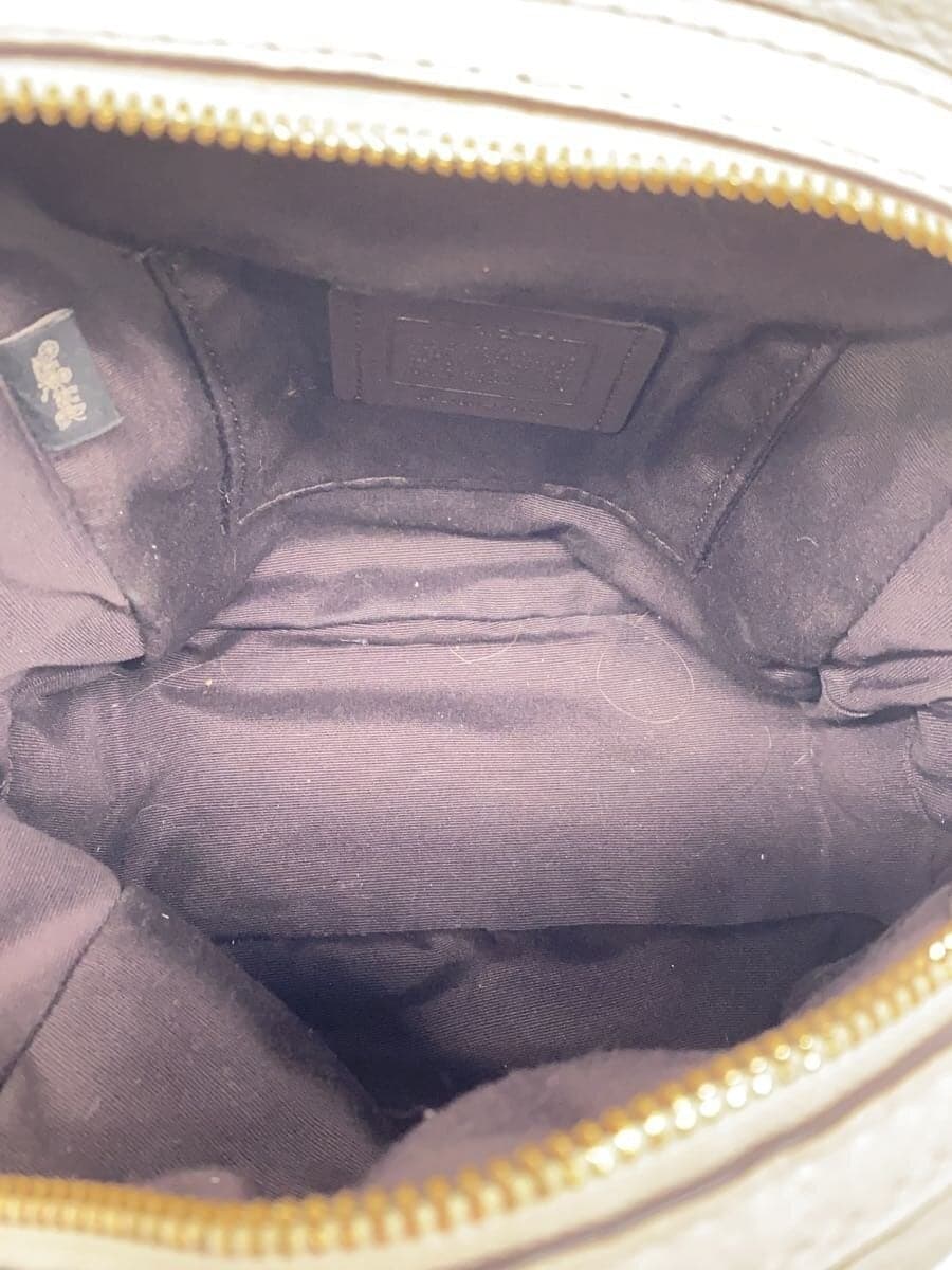 COACH Backpack Leather WHT F49125 6