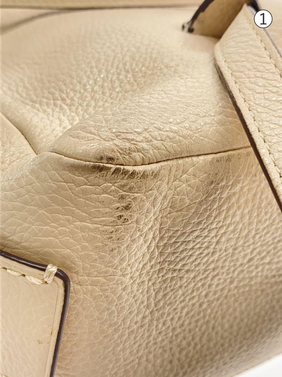 COACH Backpack Leather WHT F49125 7