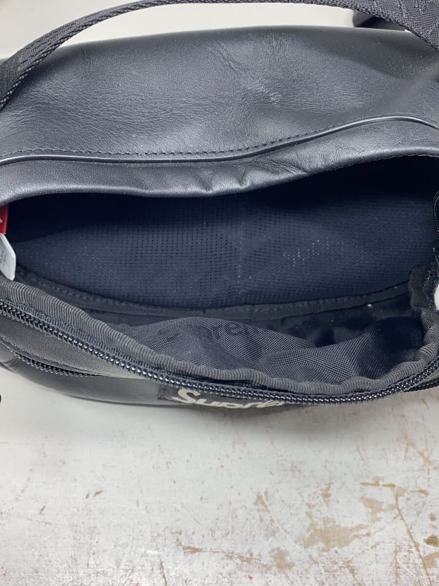 Supreme Waist Bag Leather BLK Solid 6