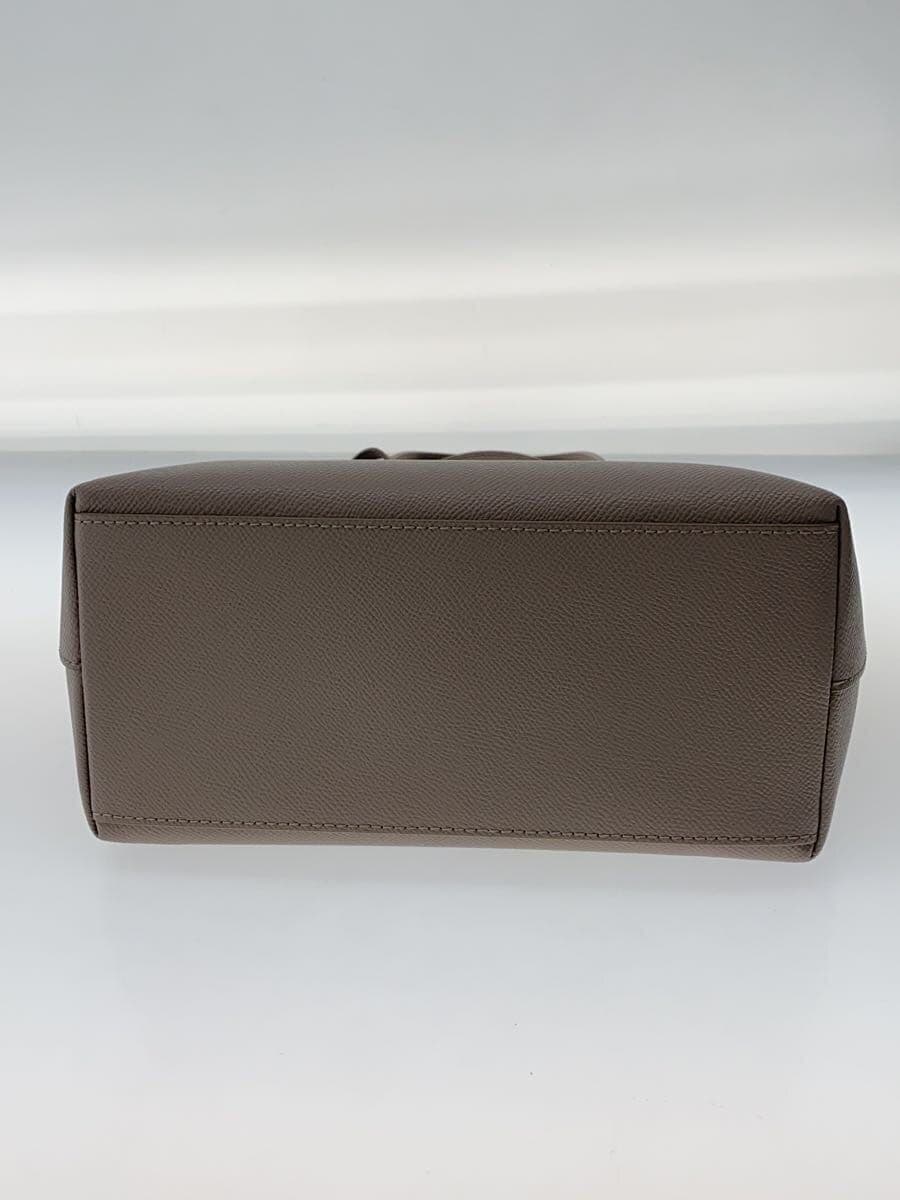 FURLA Tote Bag Leather BEG Solid 4