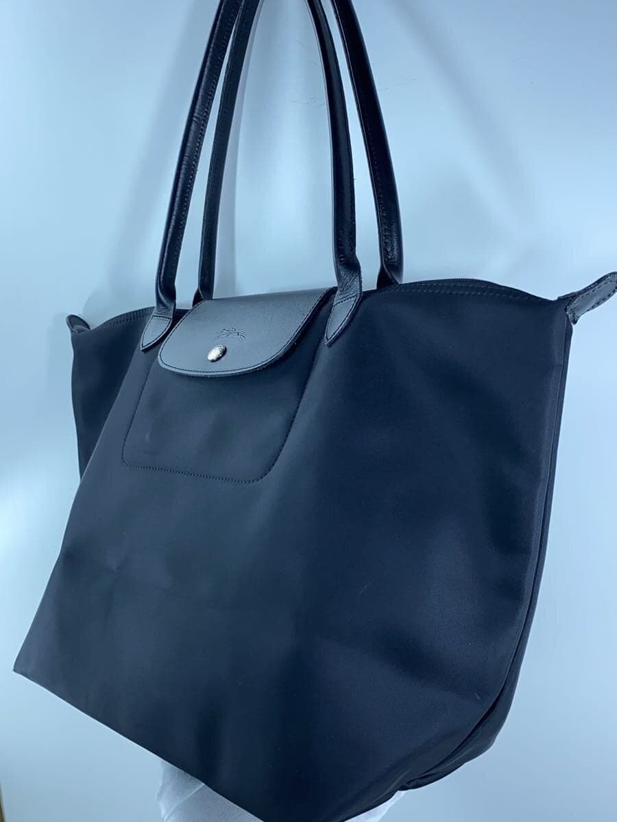 LONGCHAMP tote bag -- BLK solid color 1899002001 2