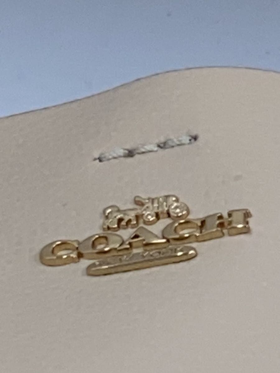 COACH Shoulder Bag Leather CRM 5